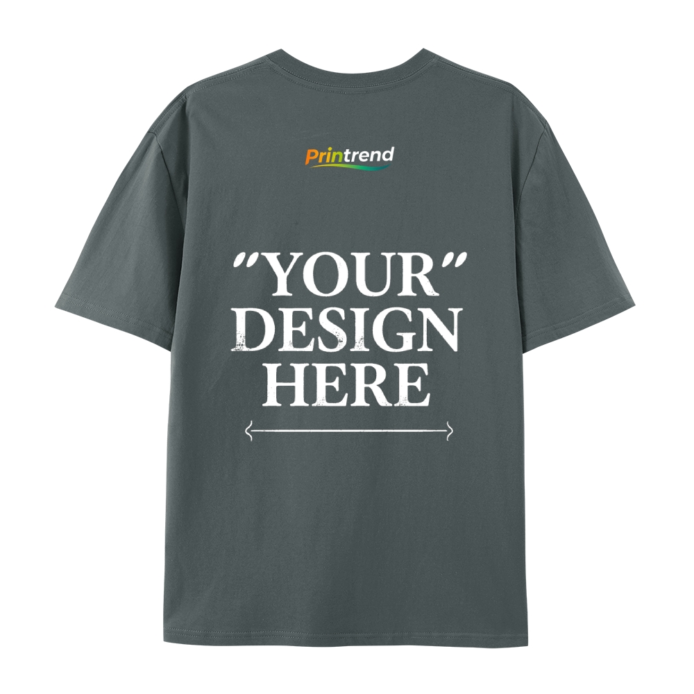 Custom Print for Your Unique Style  13 Colors 220GSM Premium Cotton T-Shirt - Comfortable, Durable & Versatile Casual Wear