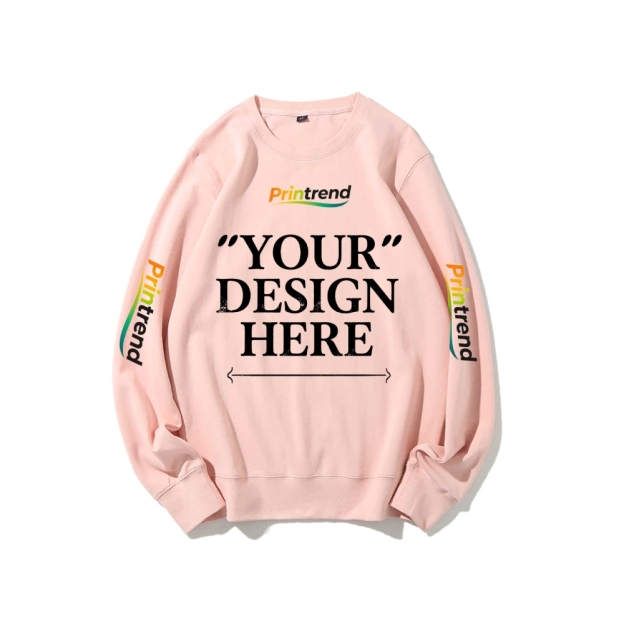 Custom Print for Your Unique Style 16-Color 100% Cotton Sweatshirt: A Spectrum of Style & Comfort