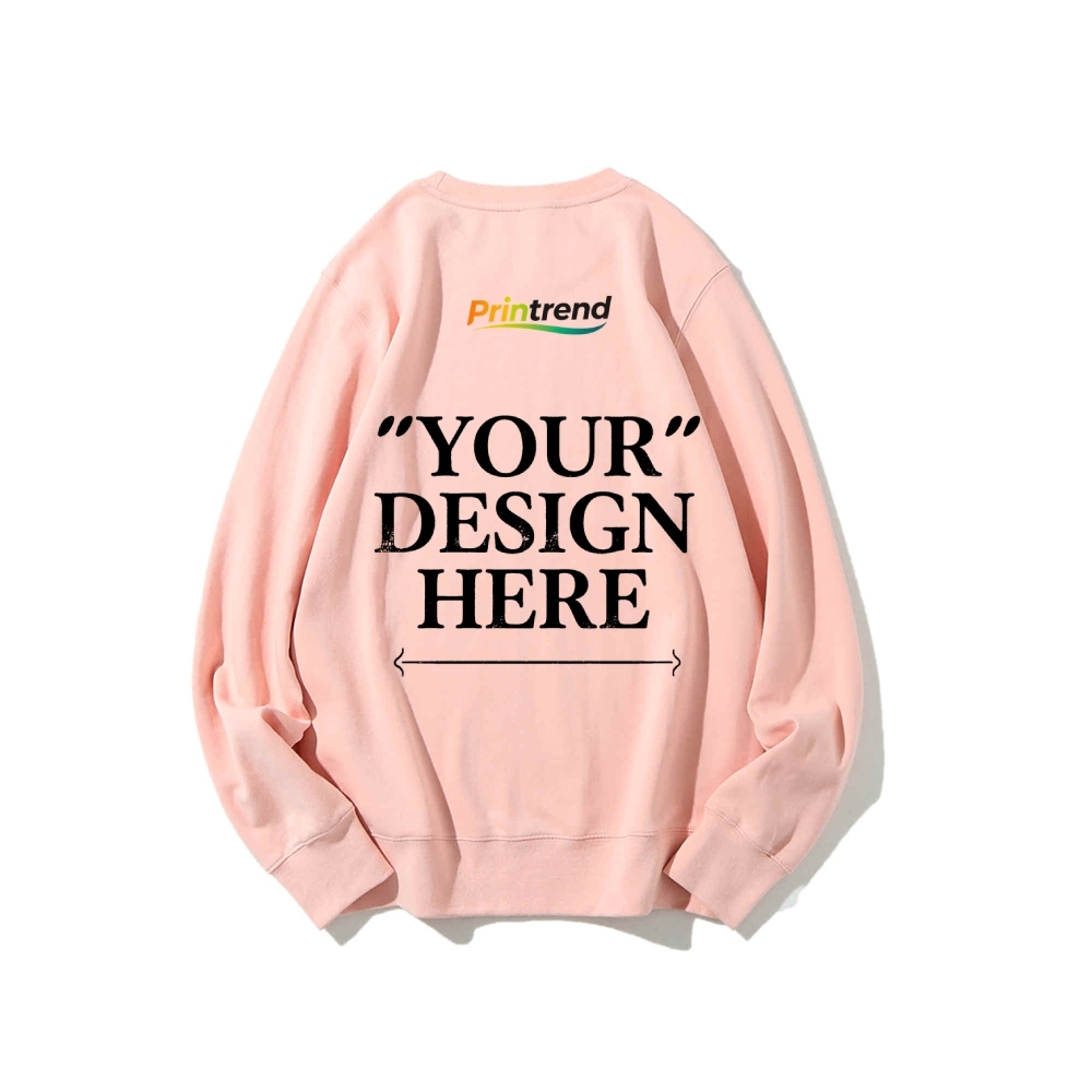 Custom Print for Your Unique Style 16-Color 100% Cotton Sweatshirt: A Spectrum of Style & Comfort