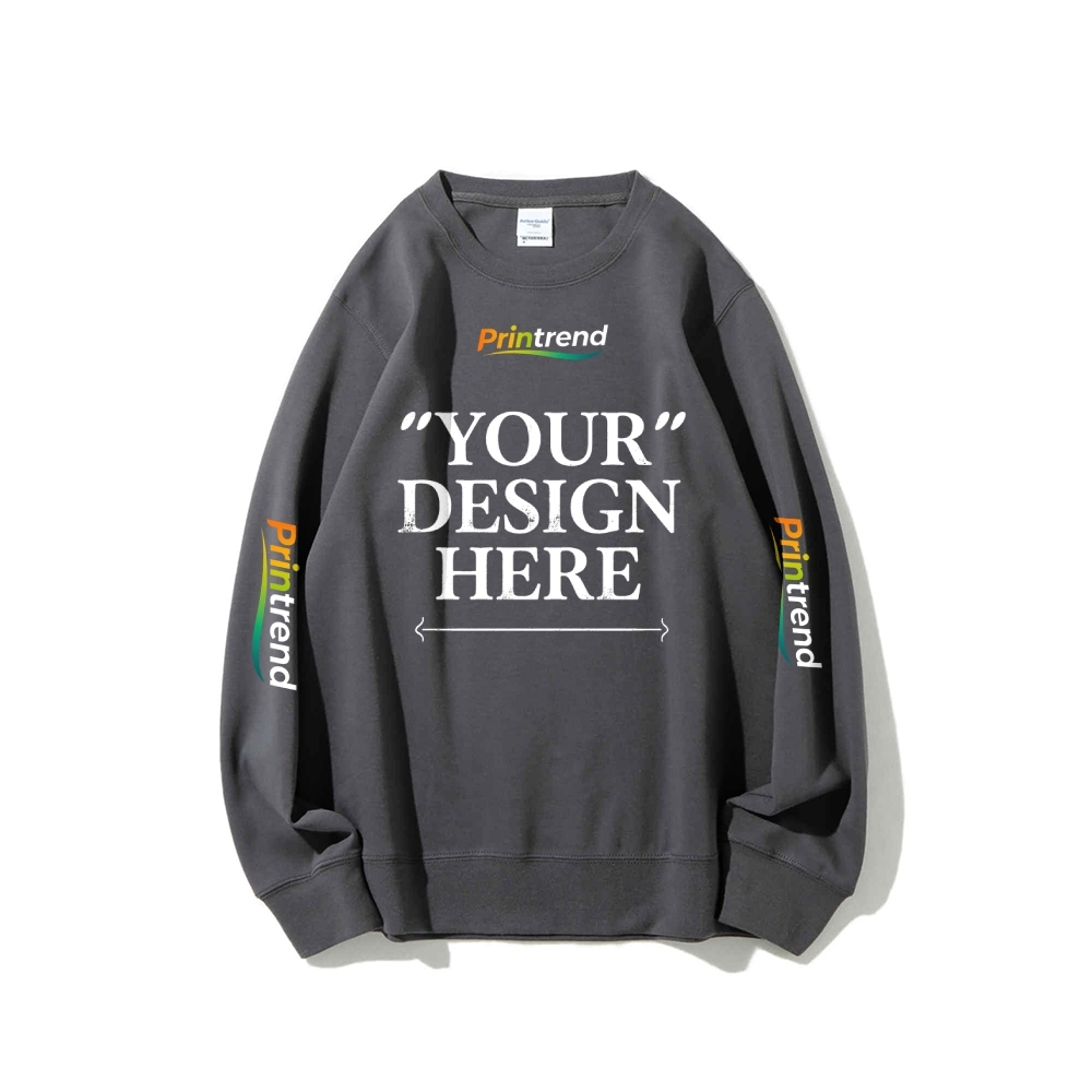 Custom Print for Your Unique Style 16-Color 100% Cotton Sweatshirt: A Spectrum of Style & Comfort