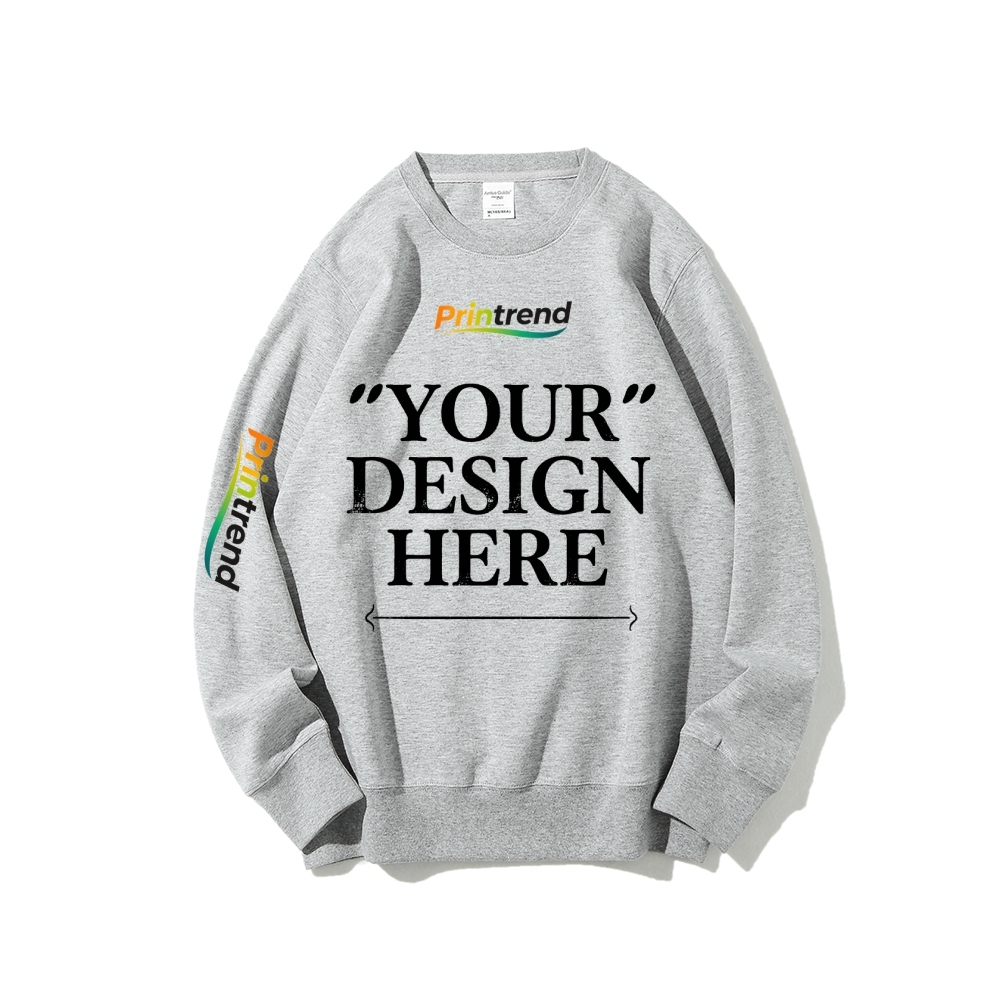 Custom Print for Your Unique Style 16-Color 100% Cotton Sweatshirt: A Spectrum of Style & Comfort