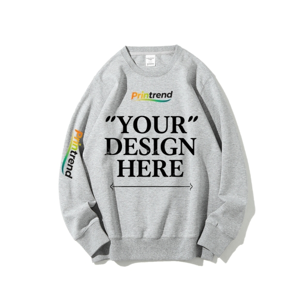 Custom Print for Your Unique Style 16-Color 100% Cotton Sweatshirt: A Spectrum of Style & Comfort