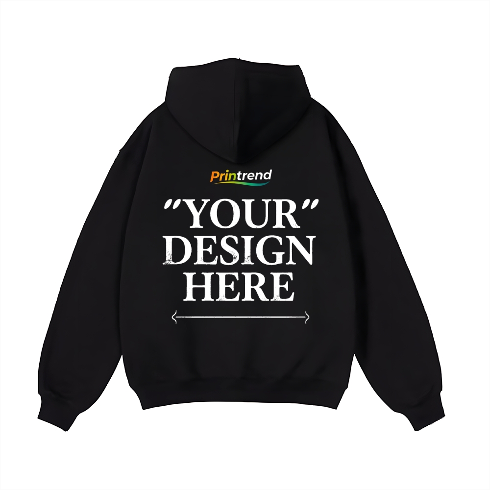 Custom Print for Your Unique Style 5 Colors 450gsm Pure Color Hoodie