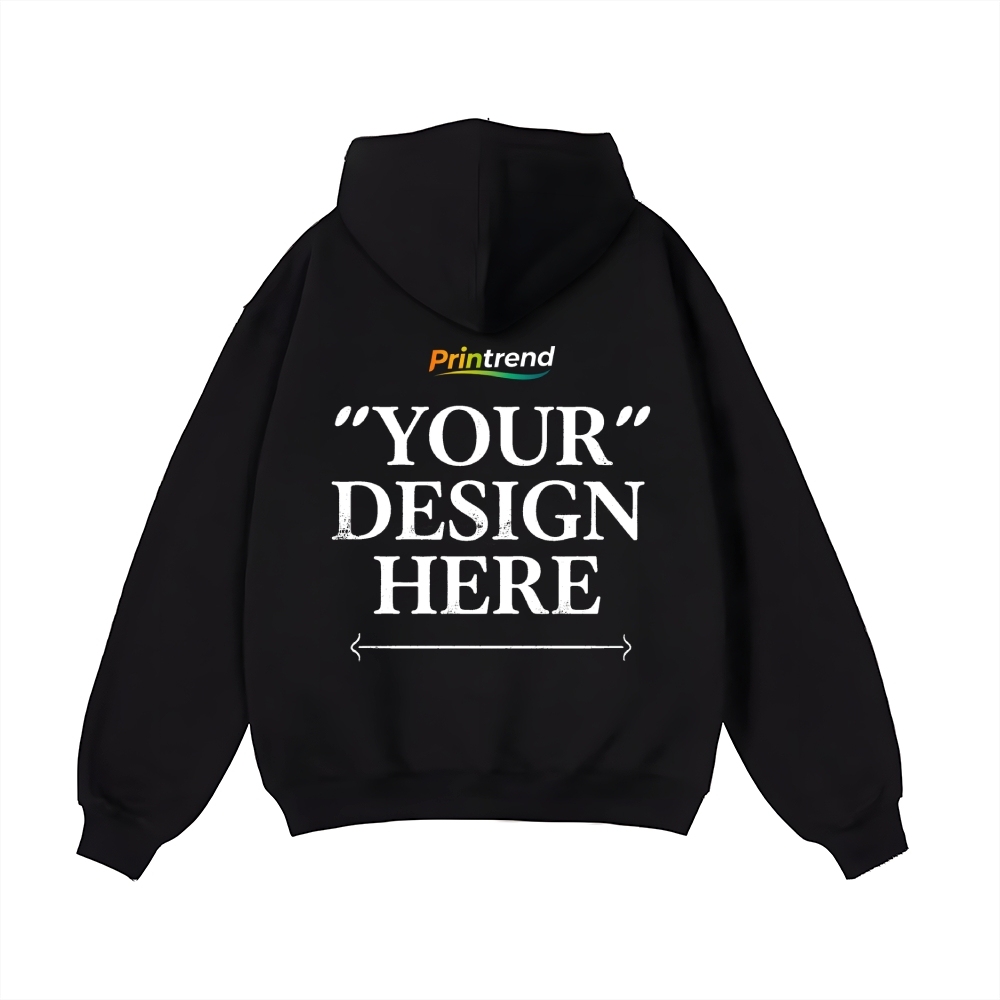 Custom Print for Your Unique Style 5 Colors 450gsm Pure Color Hoodie