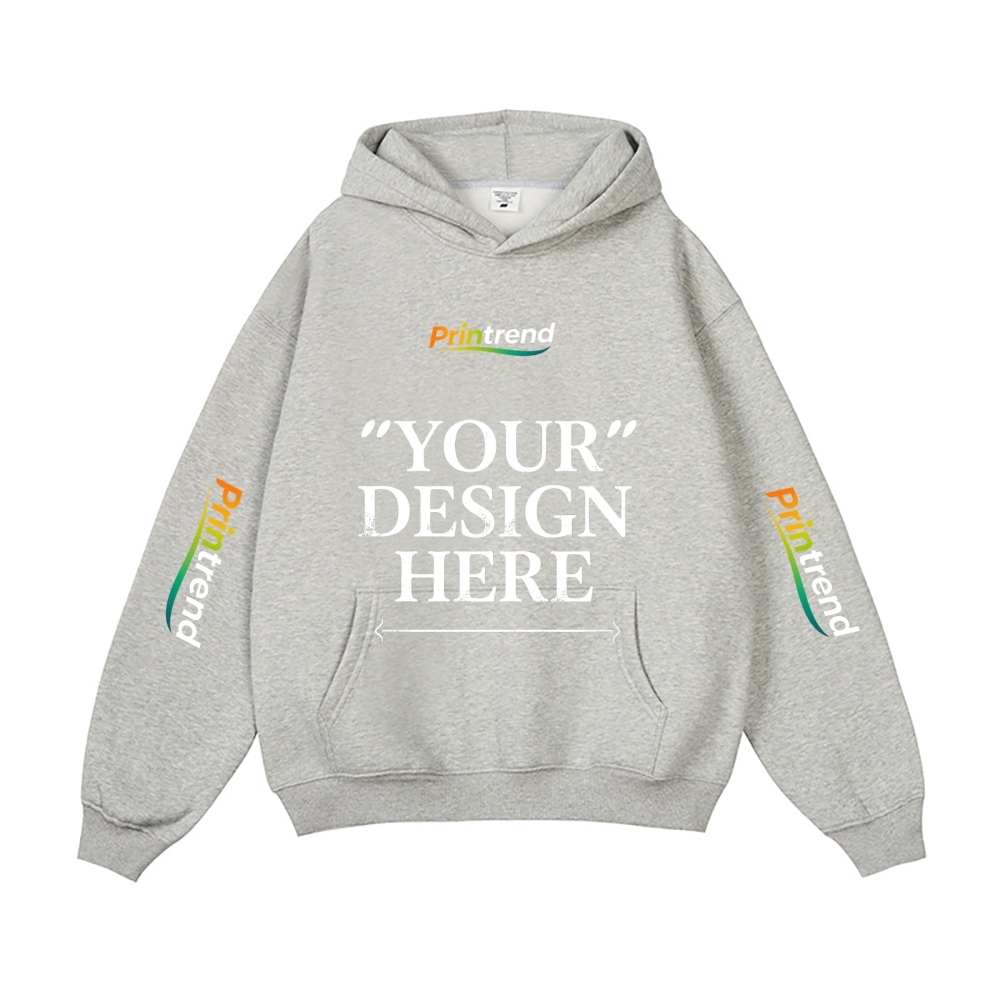 Custom Print for Your Unique Style 5 Colors 450gsm Pure Color Hoodie