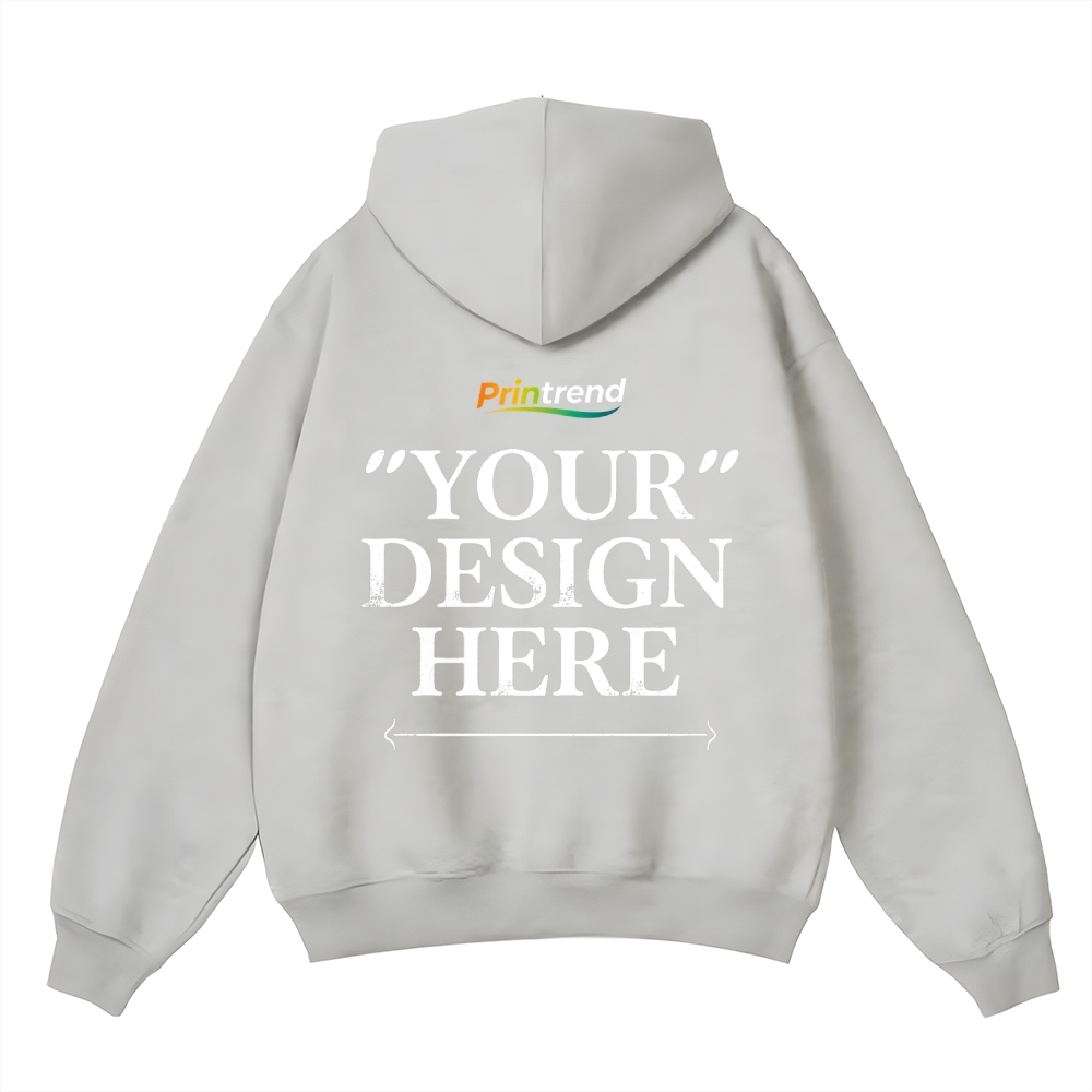 Custom Print for Your Unique Style 5 Colors 450gsm Pure Color Hoodie