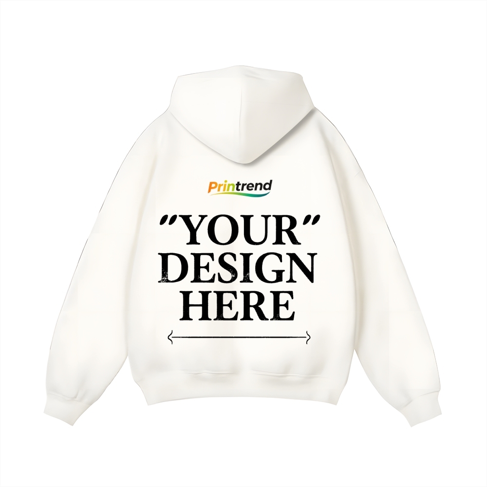 Custom Print for Your Unique Style 5 Colors 450gsm Pure Color Hoodie