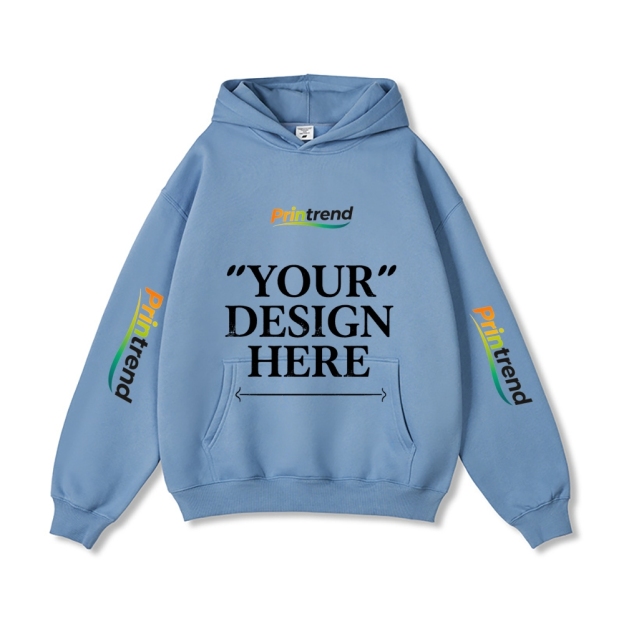 Custom Print for Your Unique Style 5 Colors 450gsm Pure Color Hoodie