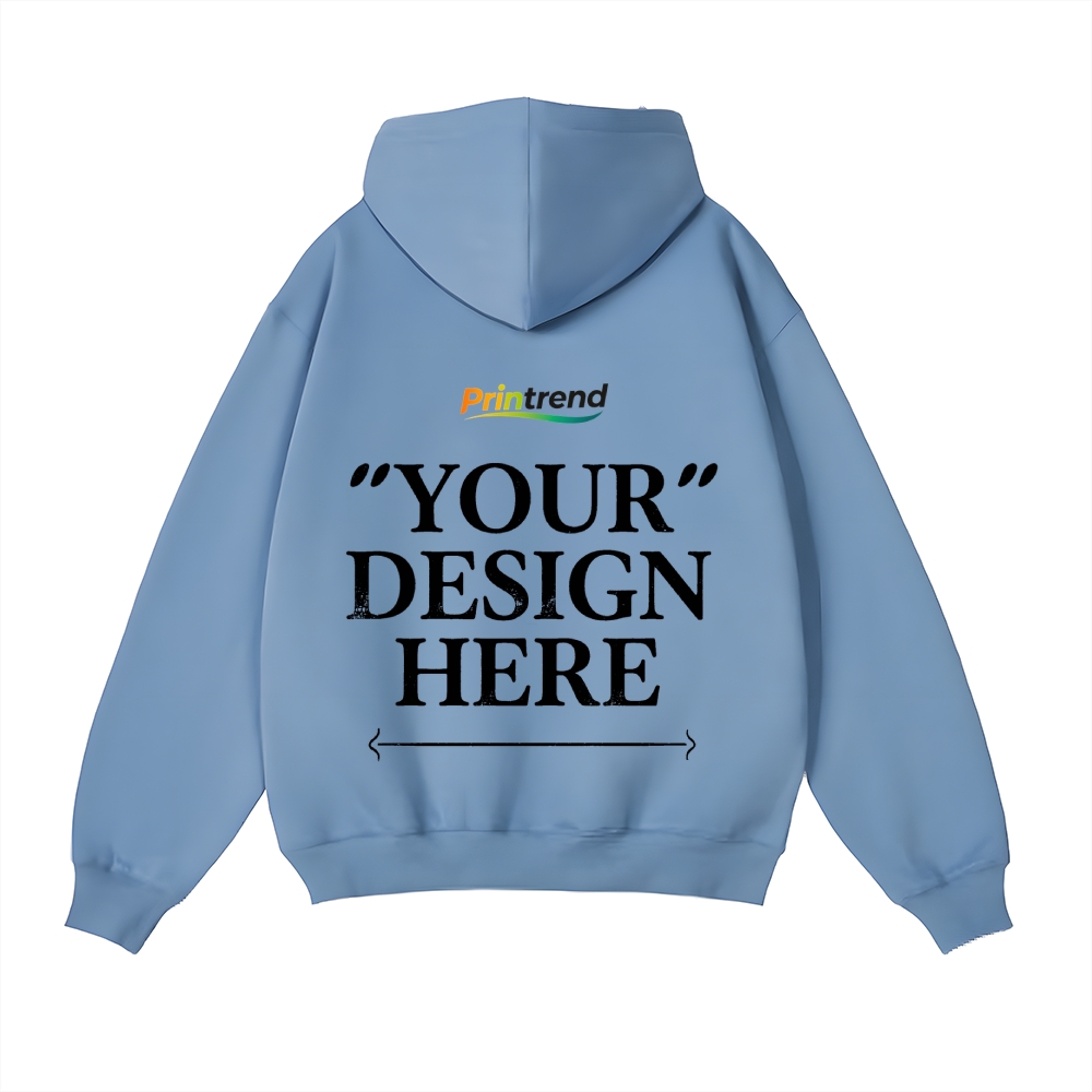 Custom Print for Your Unique Style 5 Colors 450gsm Pure Color Hoodie