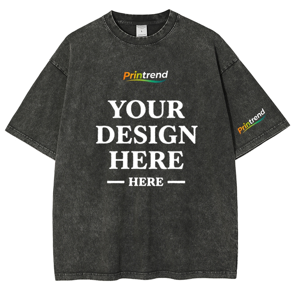Custom Embroidery 15 Colors 250GSM Washed T-Shirts - Quality & Customization​ 15 Colors 250GSM Washed T Shirts