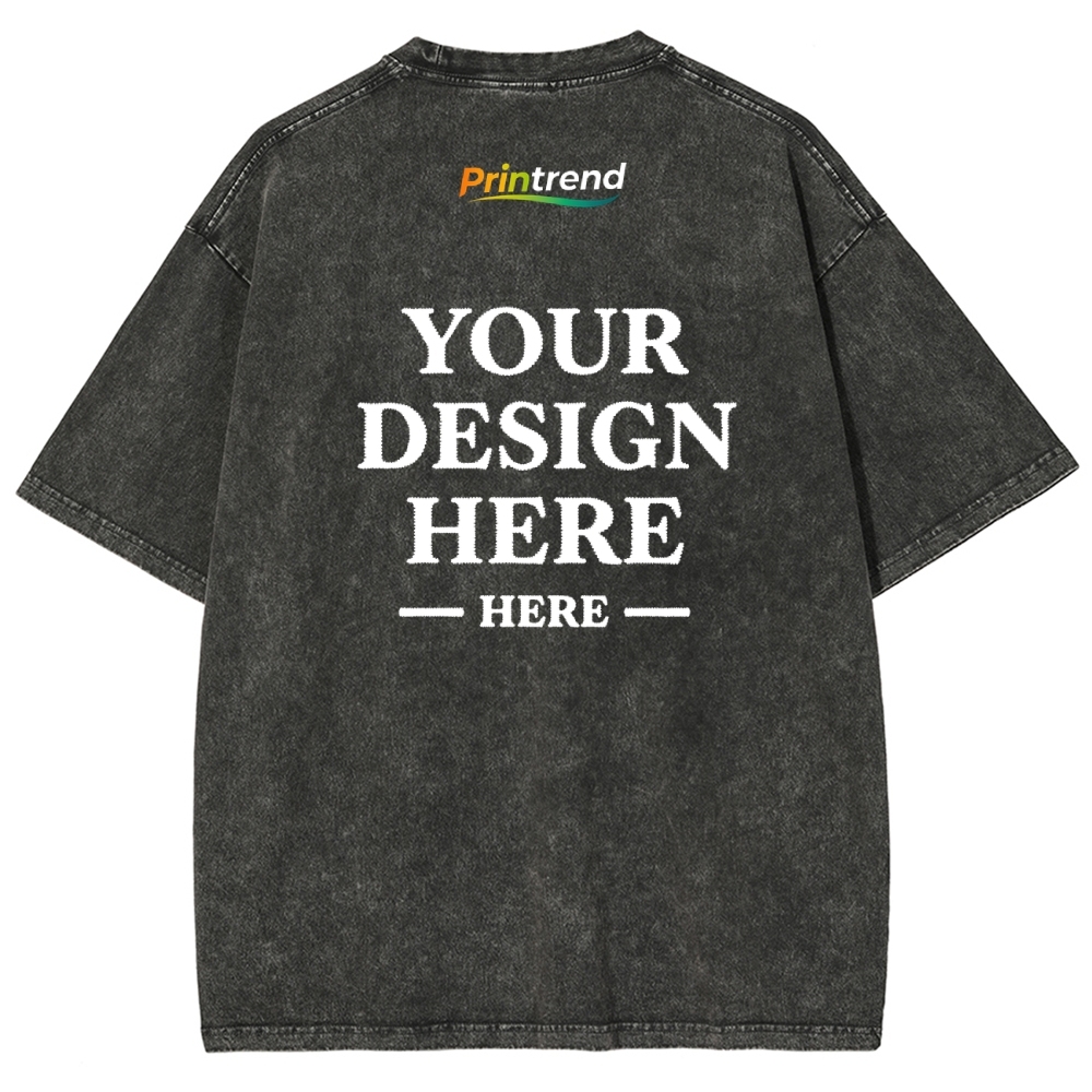 Custom Embroidery 15 Colors 250GSM Washed T-Shirts - Quality & Customization​ 15 Colors 250GSM Washed T Shirts