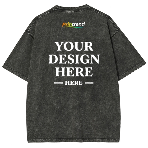 Custom Embroidery 15 Colors 250GSM Washed T-Shirts - Quality & Customization​ 15 Colors 250GSM Washed T Shirts