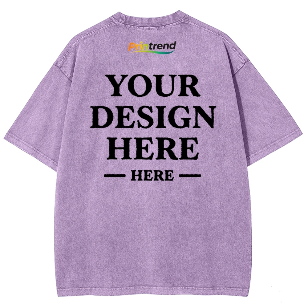Custom Embroidery 15 Colors 250GSM Washed T-Shirts - Quality & Customization​ 15 Colors 250GSM Washed T Shirts