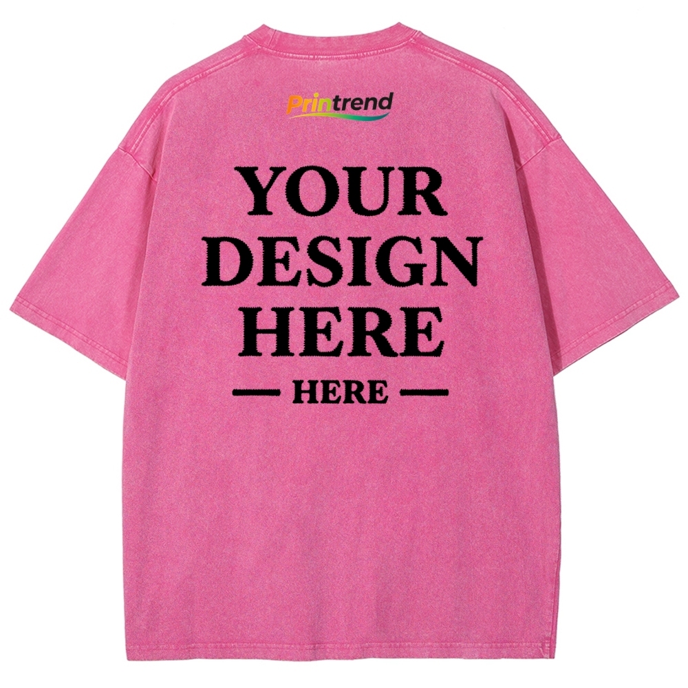 Custom Embroidery 15 Colors 250GSM Washed T-Shirts - Quality & Customization​ 15 Colors 250GSM Washed T Shirts