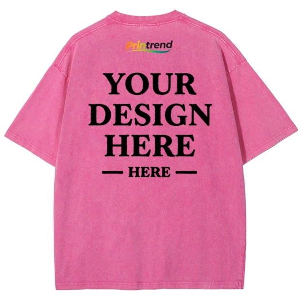 Custom Embroidery 15 Colors 250GSM Washed T-Shirts - Quality & Customization​ 15 Colors 250GSM Washed T Shirts