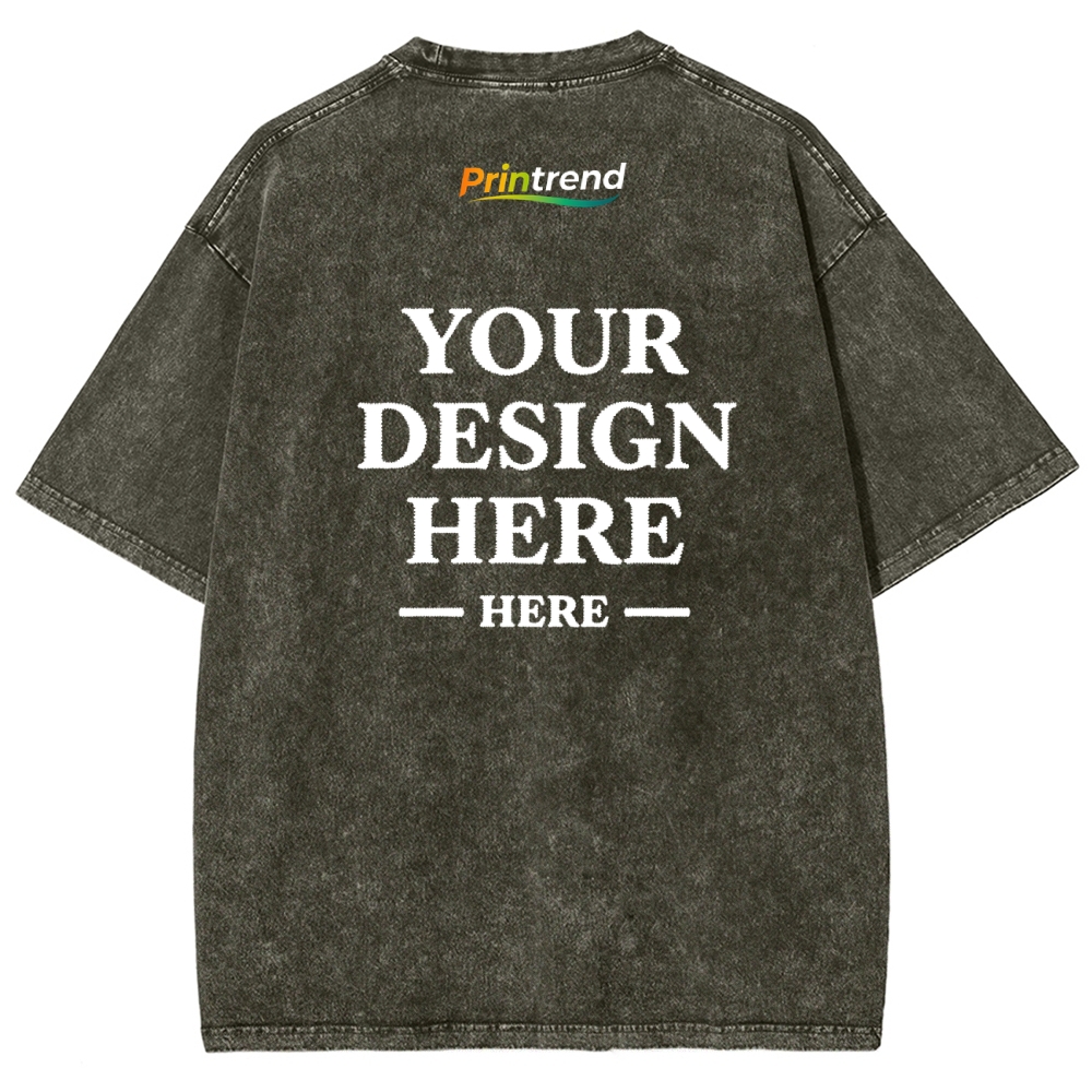 Custom Embroidery 15 Colors 250GSM Washed T-Shirts - Quality & Customization​ 15 Colors 250GSM Washed T Shirts