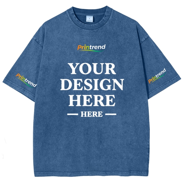 Custom Embroidery 15 Colors 250GSM Washed T-Shirts - Quality & Customization​ 15 Colors 250GSM Washed T Shirts
