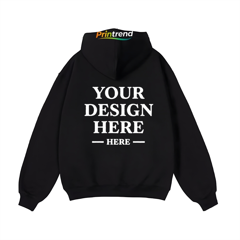 Custom Embroidery 5 Colors 450gsm Pure Color Hoodie