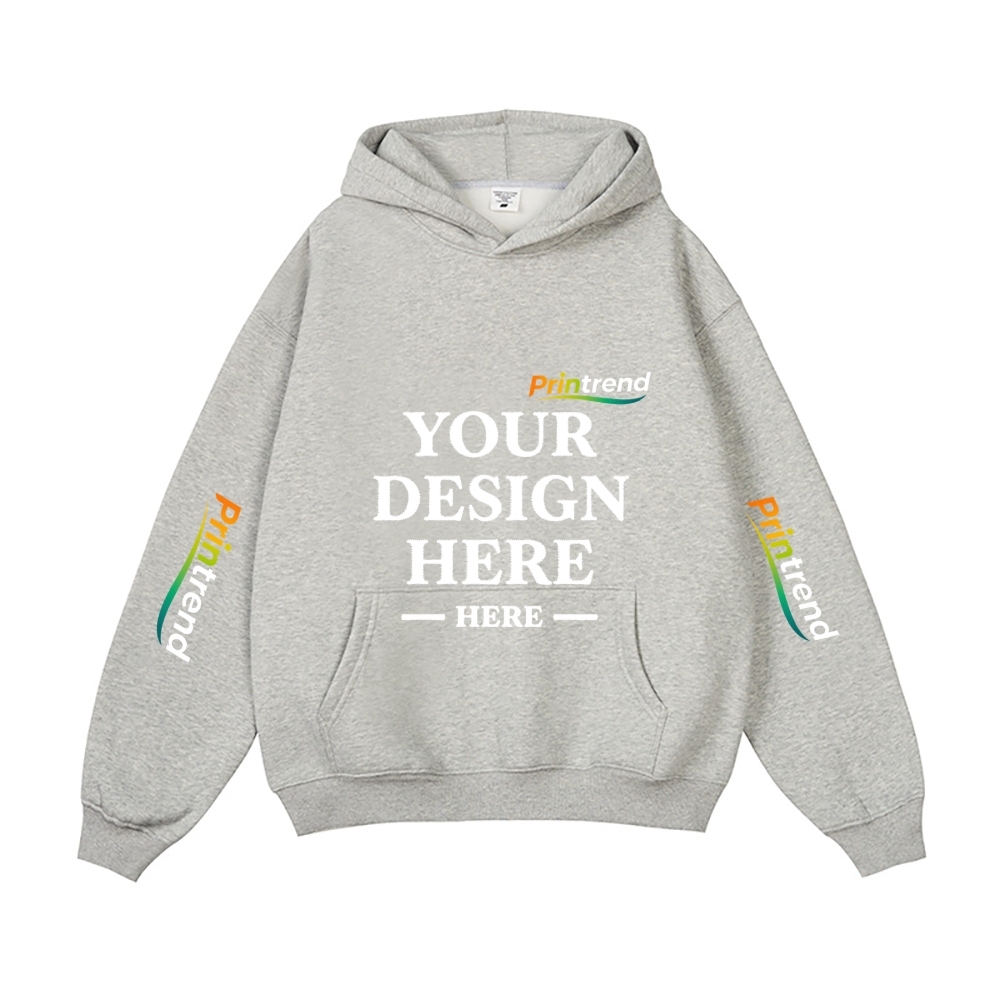 Custom Embroidery 5 Colors 450gsm Pure Color Hoodie