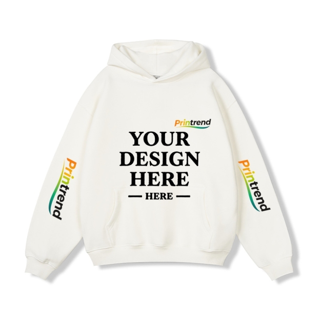 Custom Embroidery 5 Colors 450gsm Pure Color Hoodie