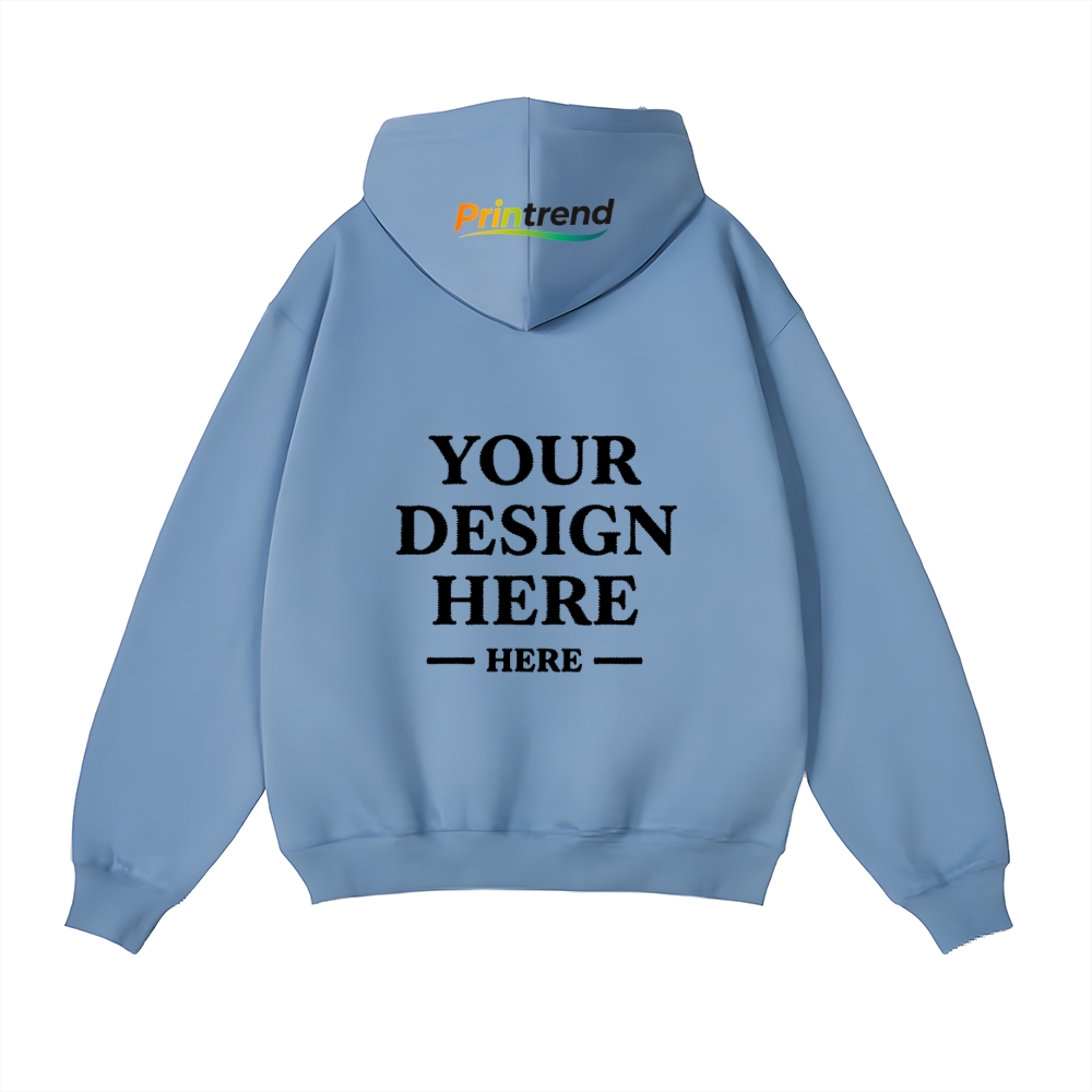 Custom Embroidery 5 Colors 450gsm Pure Color Hoodie