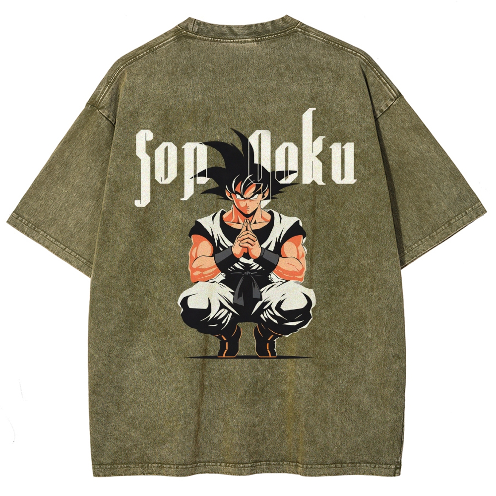 Vintage Oversized T-Shirt Dragon Ball Super