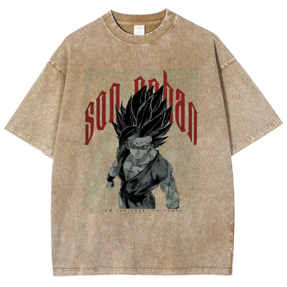 Vintage Oversized T-Shirt Dragon Ball Super Son Gohan