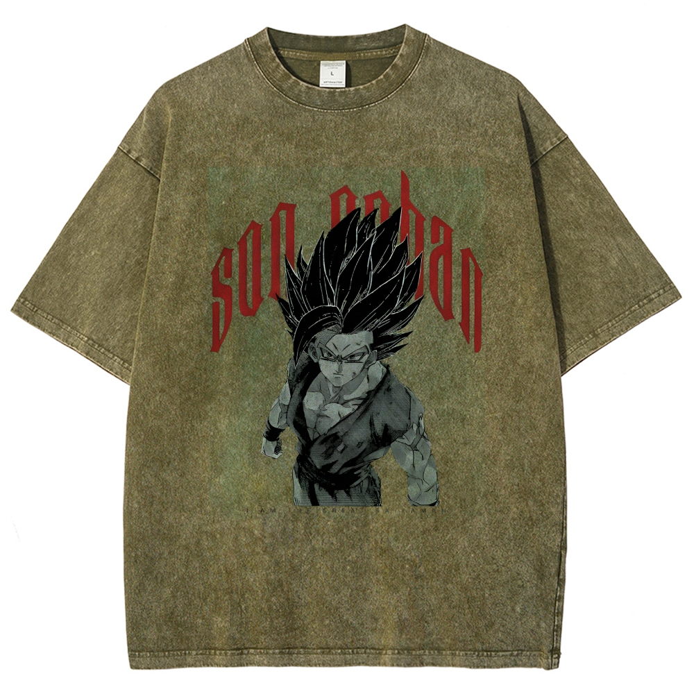 Vintage Oversized T-Shirt Dragon Ball Super Son Gohan