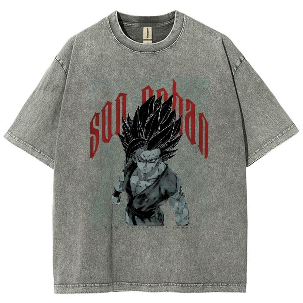 Vintage Oversized T-Shirt Dragon Ball Super Son Gohan