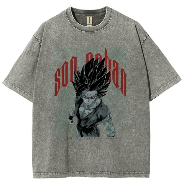 Vintage Oversized T-Shirt Dragon Ball Super Son Gohan