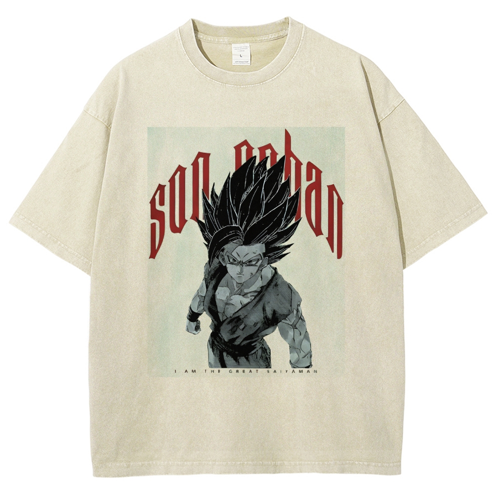 Vintage Oversized T-Shirt Dragon Ball Super Son Gohan