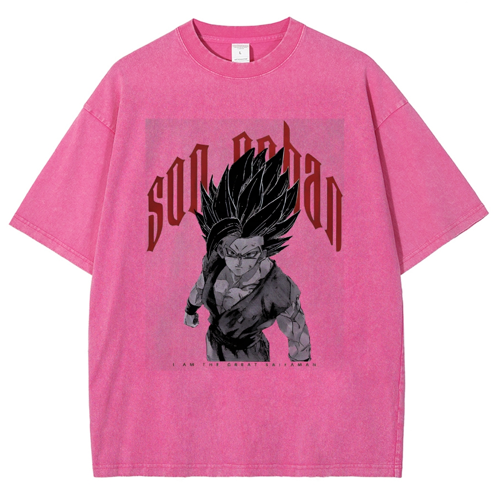 Vintage Oversized T-Shirt Dragon Ball Super Son Gohan
