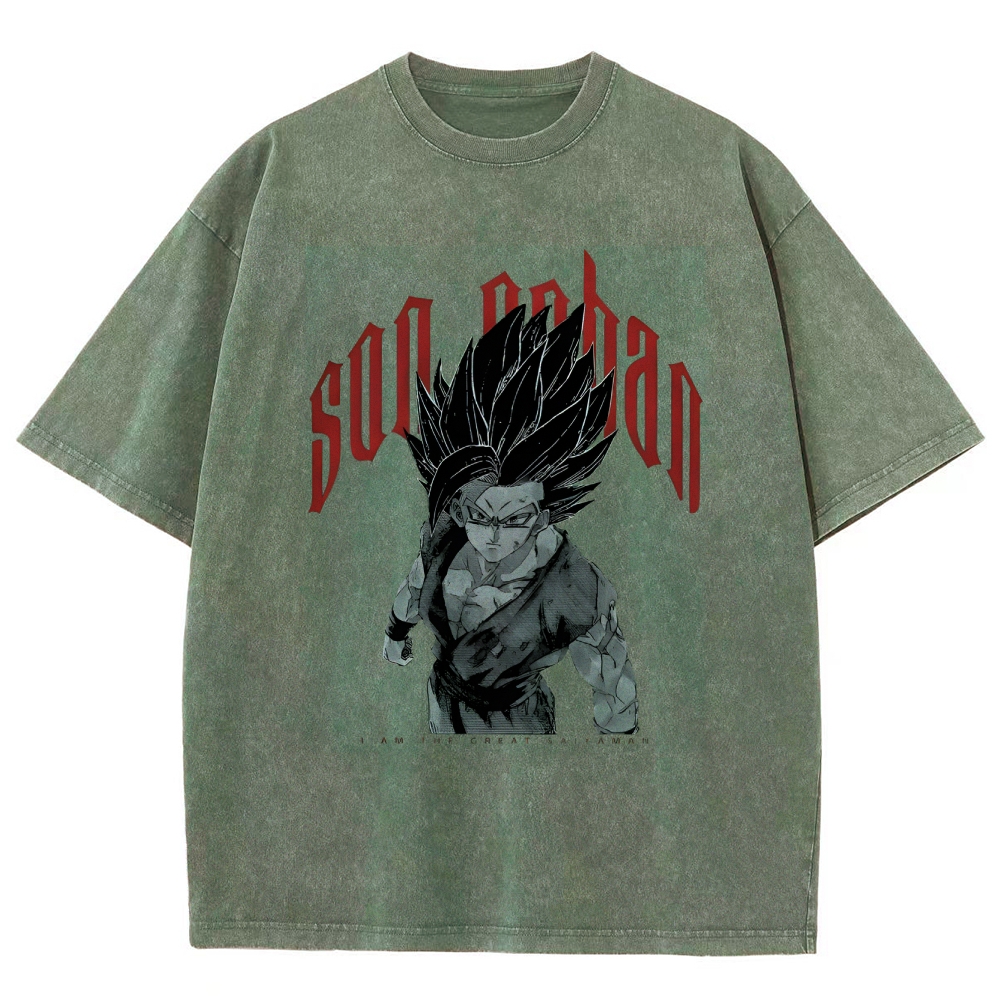 Vintage Oversized T-Shirt Dragon Ball Super Son Gohan