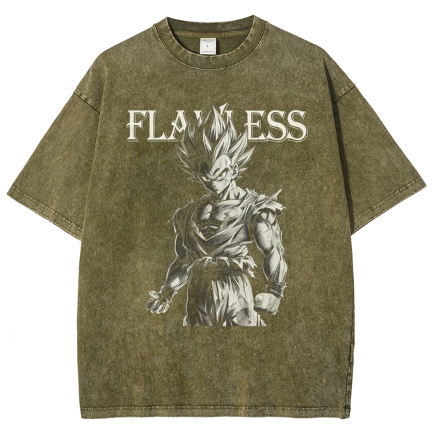Vintage Oversized T-Shirt Dragon Ball Super Vegeta