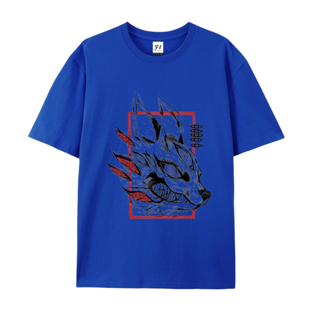 Pure Cotton Unisex Round Neck Anime T-Shirt Chainsaw Man