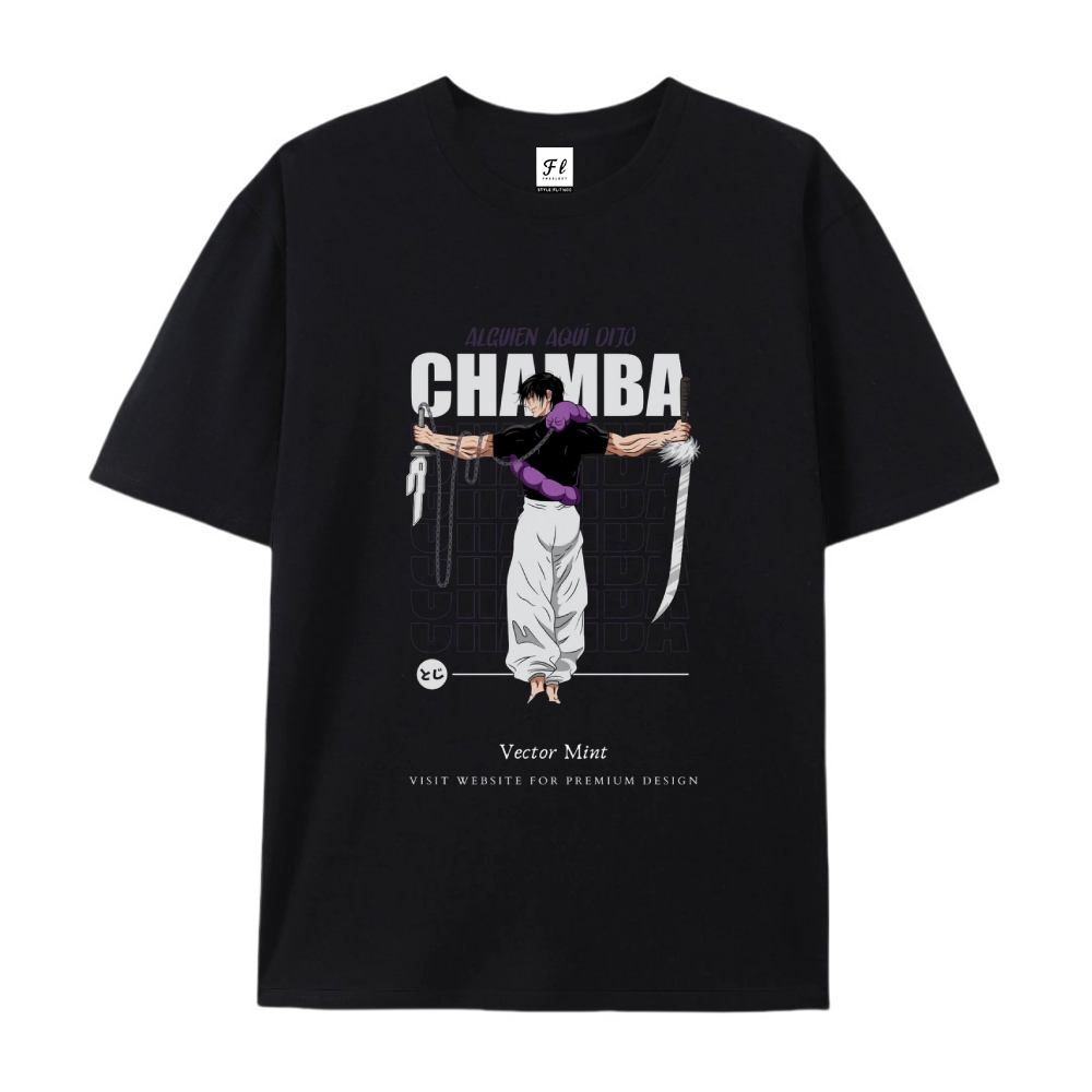 Pure Cotton Unisex Round Neck Anime T-Shirt Jujutsu Kaisen