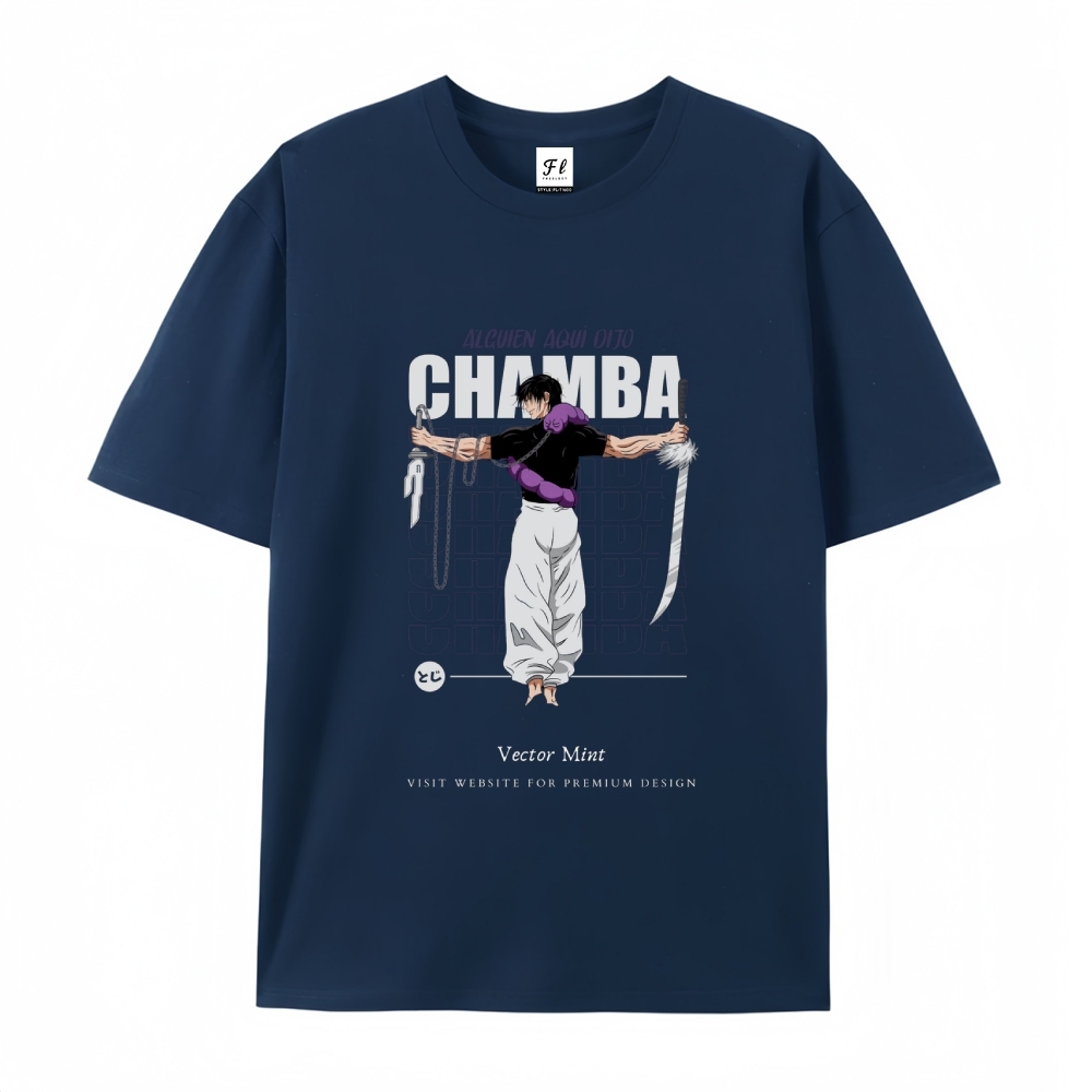 Pure Cotton Unisex Round Neck Anime T-Shirt Jujutsu Kaisen