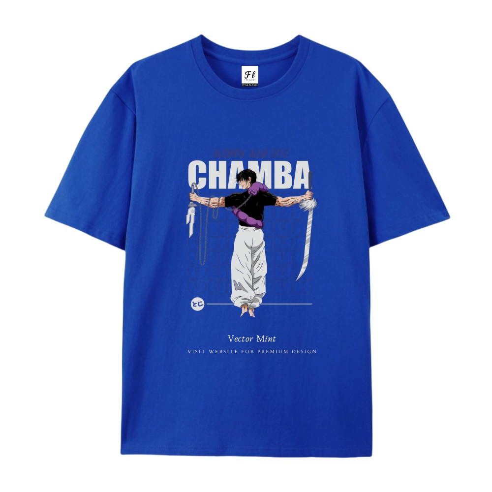 Pure Cotton Unisex Round Neck Anime T-Shirt Jujutsu Kaisen