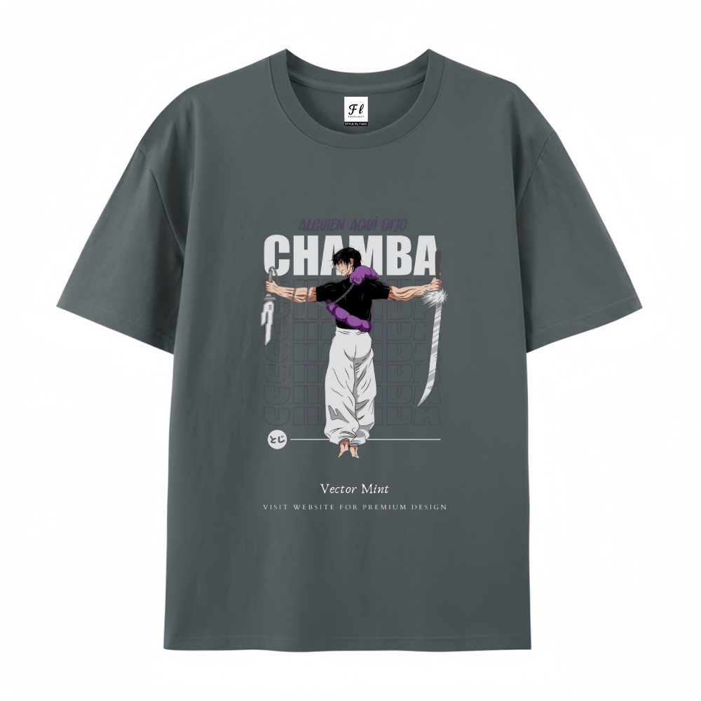 Pure Cotton Unisex Round Neck Anime T-Shirt Jujutsu Kaisen