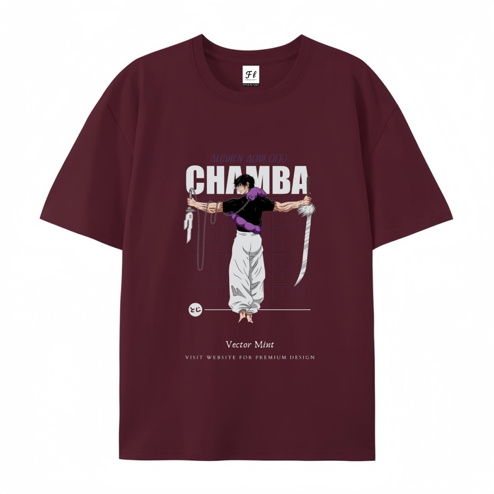 Pure Cotton Unisex Round Neck Anime T-Shirt Jujutsu Kaisen