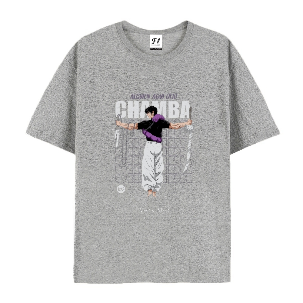 Pure Cotton Unisex Round Neck Anime T-Shirt Jujutsu Kaisen