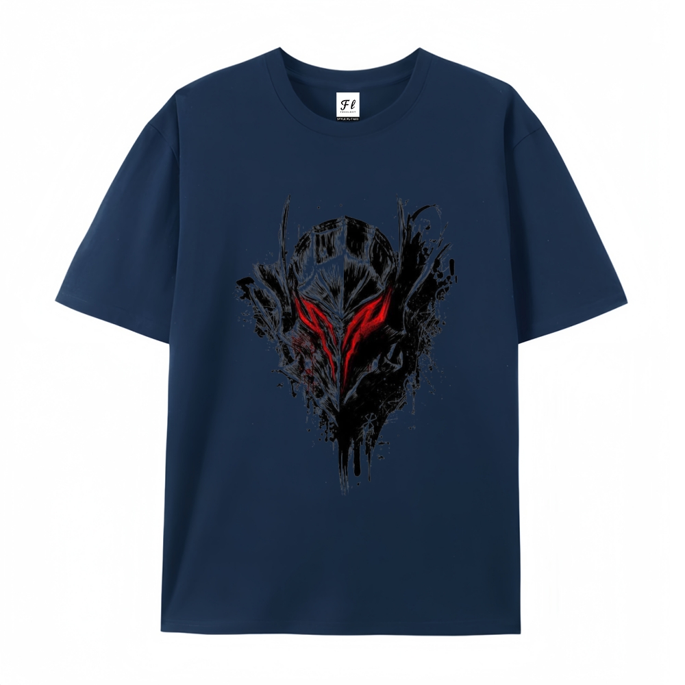Pure Cotton Unisex Round Neck Anime T-Shirt Berserk