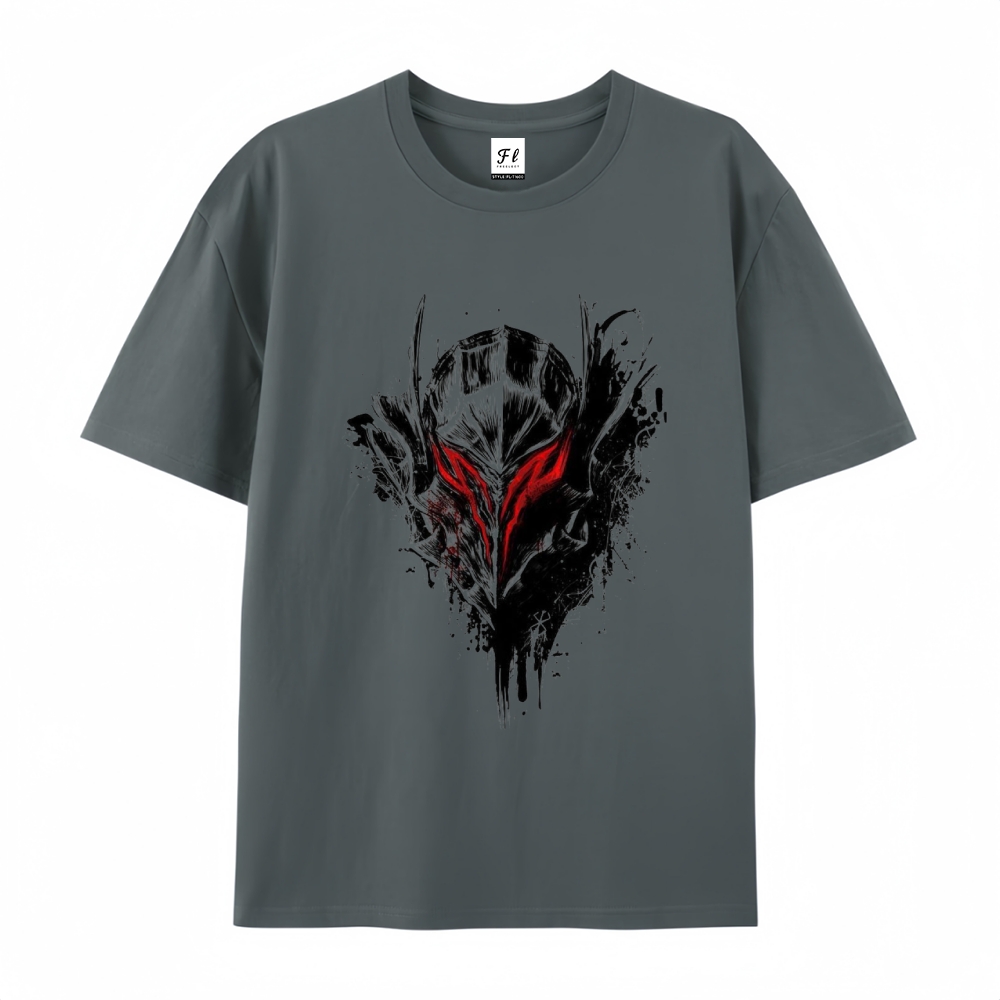 Pure Cotton Unisex Round Neck Anime T-Shirt Berserk
