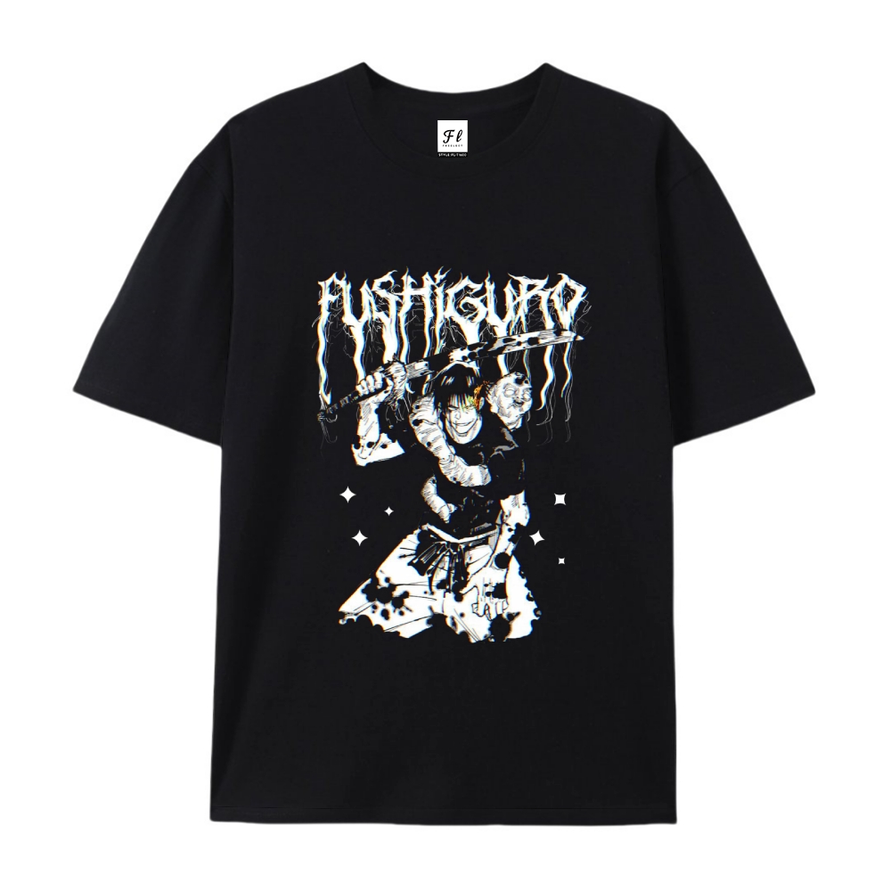 Pure Cotton Unisex Round Neck Anime T-Shirt Jujutsu Kaisen
