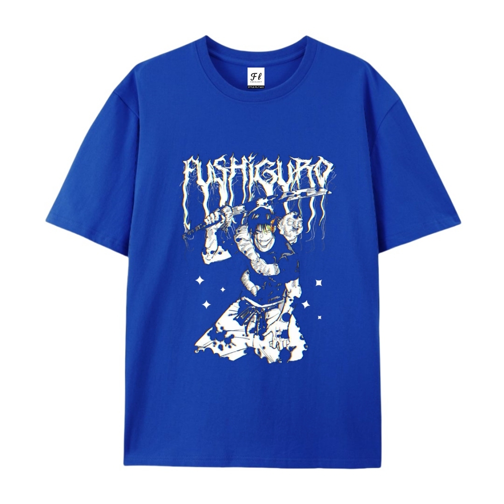 Pure Cotton Unisex Round Neck Anime T-Shirt Jujutsu Kaisen