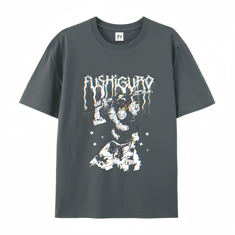 Pure Cotton Unisex Round Neck Anime T-Shirt Jujutsu Kaisen