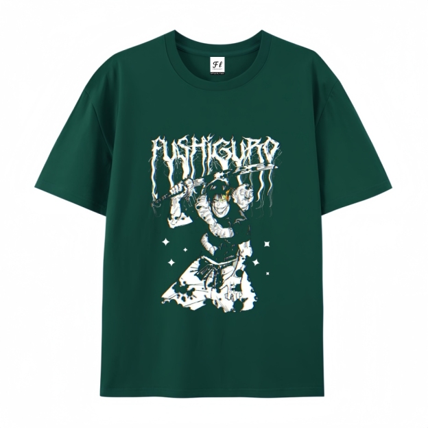Pure Cotton Unisex Round Neck Anime T-Shirt Jujutsu Kaisen