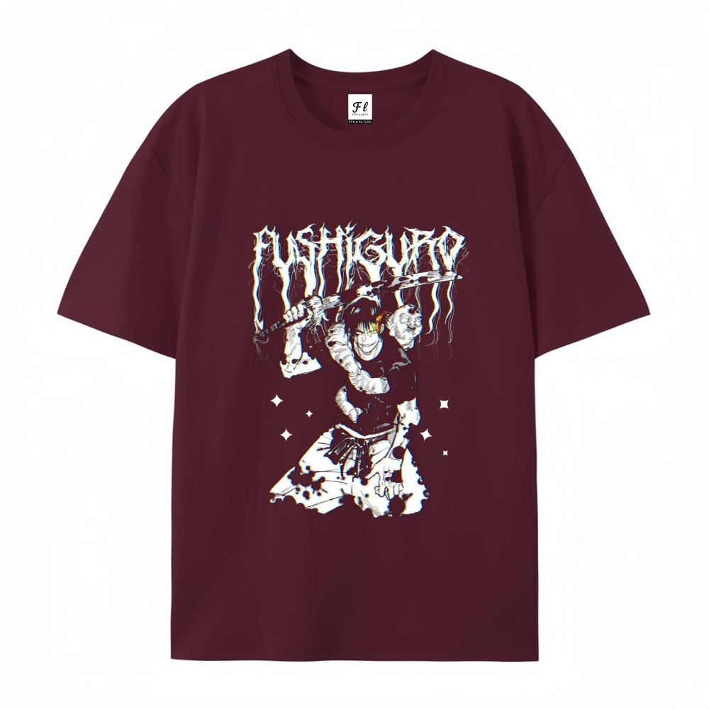 Pure Cotton Unisex Round Neck Anime T-Shirt Jujutsu Kaisen