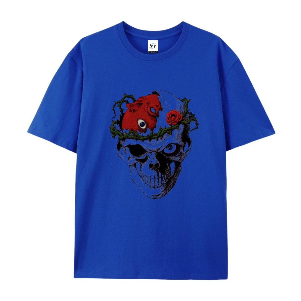 Pure Cotton Unisex Round Neck Anime T-Shirt Berserk