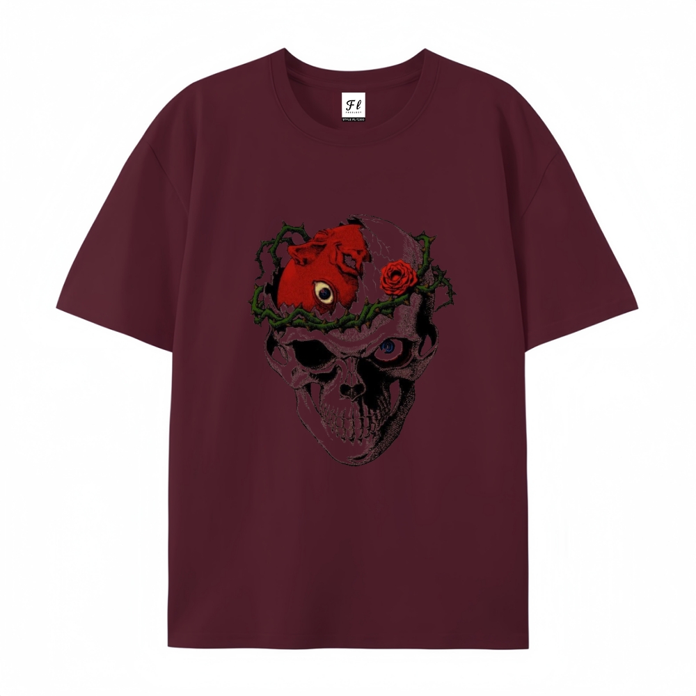Pure Cotton Unisex Round Neck Anime T-Shirt Berserk